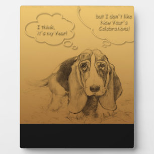 Humor Vietnamese Chinese Dog Year Plaque Fotoplaat