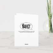 Humor virus kaart (Achterkant)