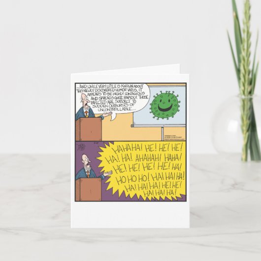 Humor virus kaart (Voorkant)