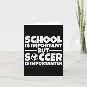 Humor voetballer terug naar school cadeaus voor ki kaart