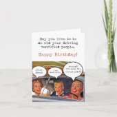 Humor Volwassen Vader Rijden Verjaardag Wenskaart Bedankkaart (Voorkant)