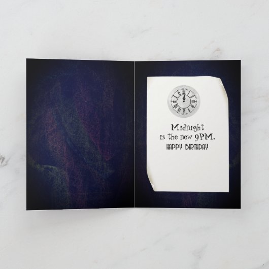 Humor voor 60e verjaardag kaart (Binnen)