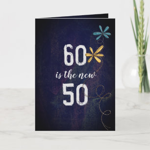 Humor voor 60e verjaardag kaart