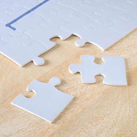 Humor voor aangepaste teksttypografie quarantaine legpuzzel (Zijkant)