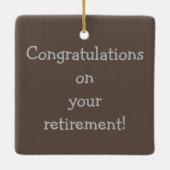 Humor voor afboeking keramisch sieraad keramisch ornament (Achterkant)