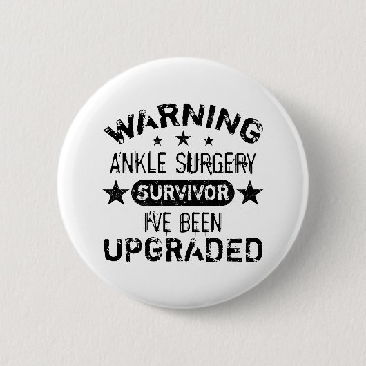 Humor voor ankle Chirurgie Ronde Button 5,7 Cm (Voorkant)