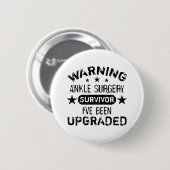 Humor voor ankle Chirurgie Ronde Button 5,7 Cm (Voorkant /achterkant)