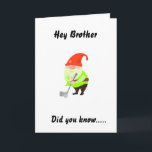 HUMOR VOOR "BROTHER" OP UW GROTE KAART<br><div class="desc">JE KUNT HET VERZENDEN OF GEVEN AAN EEN VRIEND OF GEZINSLEDEN DIE WILLEN GOLF!!! :) JE KUNT DAD VERANDEREN NAAR "IEMAND" EN IK MAAK MEER DAN MAAR.</div>