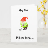 HUMOR VOOR "DAG" OP UW BIRTHDAAGSE KAART (Gele Bloem)