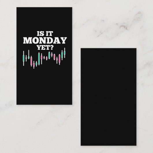 Humor voor effectenbeurs visitekaartje (Voorkant / Achterkant)