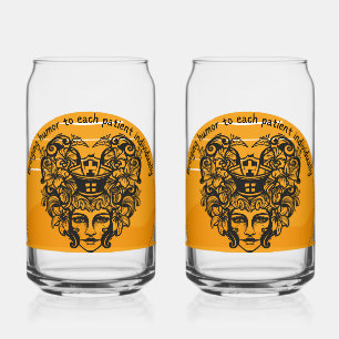Humor voor elke patiënt afzonderlijk blikvorm glas