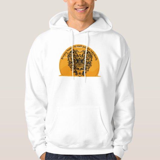 Humor voor elke patiënt afzonderlijk hoodie (Voorkant)