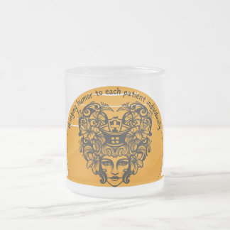 Humor voor elke patiënt afzonderlijk matglas koffiemok