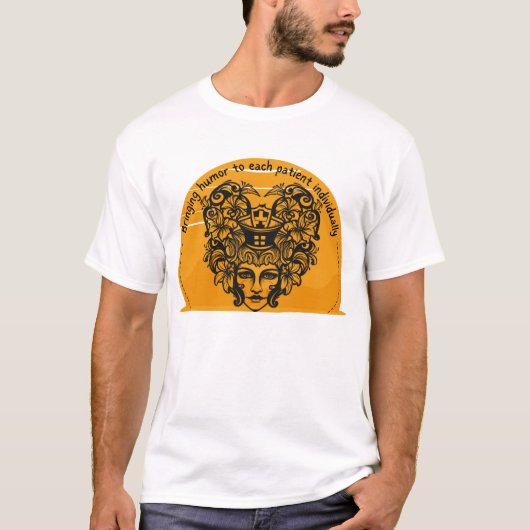 Humor voor elke patiënt afzonderlijk t-shirt (Voorkant)