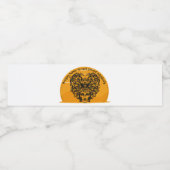 Humor voor elke patiënt afzonderlijk waterfles etiket (Enkel label)