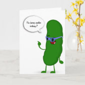 humor voor groene pekelaar kaart (Gele Bloem)