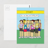 Humor voor haar eetkrabben briefkaart (Voorkant / Achterkant)