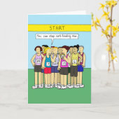 Humor voor haar eetkrabben kaart (Gele Bloem)