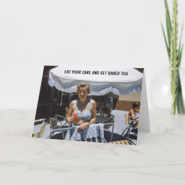 Humor voor haar kaart