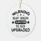 Humor voor hartchirurgie keramisch ornament (Links)