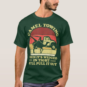 Humor voor het trekken van kamelen T-shirt