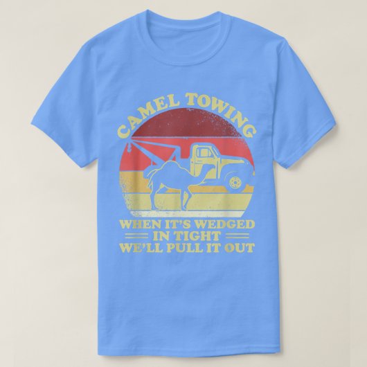 Humor voor het trekken van kamelen T-shirt (Design voorkant)