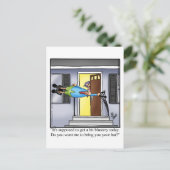 Humor voor Hi en Hallo Briefkaart (Staand voorkant)