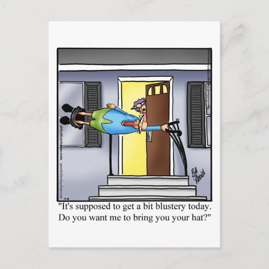 Humor voor Hi en Hallo Briefkaart (Voorkant)