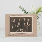 Humor voor huwelijksuitnodiging grappige aangepast kaart (Staand voorkant)