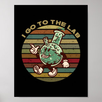 Humor voor laboratoriumchemie T-Shirt Keychai Poster