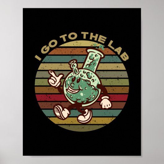 Humor voor laboratoriumchemie T-Shirt Keychai Poster (Voorkant)