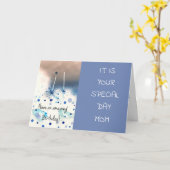 HUMOR VOOR **MAMA** VAN HAAR ZOON OF DOCHTER KAART (Gele Bloem)