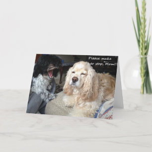 HUMOR VOOR ***MIJN MOM*** OP UW GROTE DAG KAART