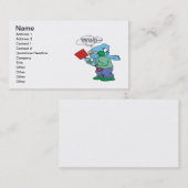 Humor voor sneeuwschoppen visitekaartje (Voorkant / Achterkant)