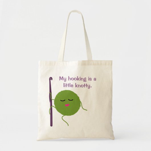 Humor voor snijden tote bag (Voorkant)