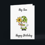 HUMOR VOOR "SON" OP UW BIRTHDAAGSE KAART<br><div class="desc">KIES EEN BIRTHDAY-KAART VAN EEN KOOLGNOME VOOR EEN GROTE ZON EN JE KUNT DAD VERANDEREN IN "IEDEREEN" EN IK MAAK MEER DAN.</div>
