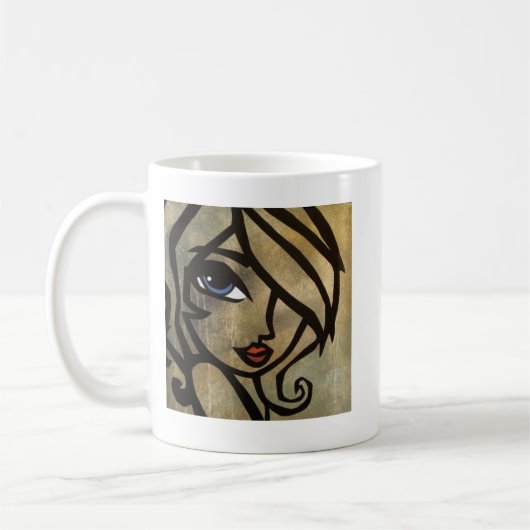 Humor VOOR VLIEGAANDACHT Koffiemok (Links)