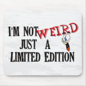 Humor voor vreemde prijsopgave muismat (Voorkant)