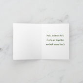 HUMOR/VRIENDSCHAP/WEET NIET WELK EINDE IS KAART (Binnen)