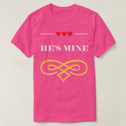 Humor vrouw van de mijne Funny Bride T-shirt (Design voorkant)