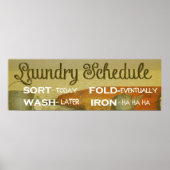 Humor wasprogramma poster (Voorkant)