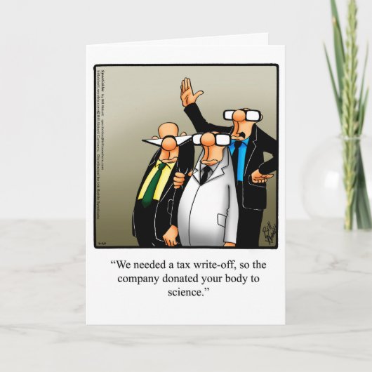 Humor Wenskaart "spectickles" Kaart (Voorkant)