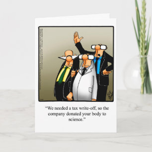 Humor Wenskaart "spectickles" Kaart