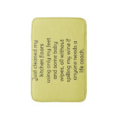 Humor wijn badmat (Voorkant Verticaal)