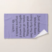 Humor wijn handdoek (Handdoek)