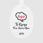 Humor wijn ornament (achterkant)