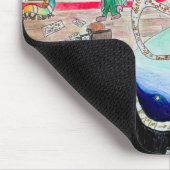 Humor wiskunde cartoon - student, leraar, geek muismat (Hoek)