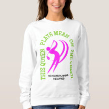 Humor Women's Golf QUEEN SPEELT GEMEEN OP DE GROEN