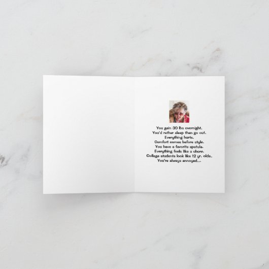 Humoreus wetend of u een volwassene bent kaart (Binnen)