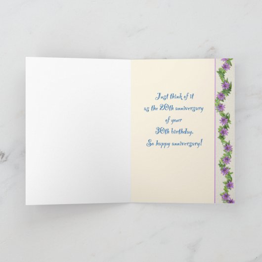 Humorische 50e verjaardag kaart (Binnen)